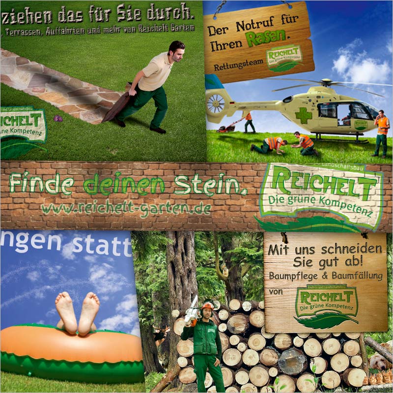 Referenz Bildcollage + Werbebild der Werbeagentur und Kreativagentur Thurgau